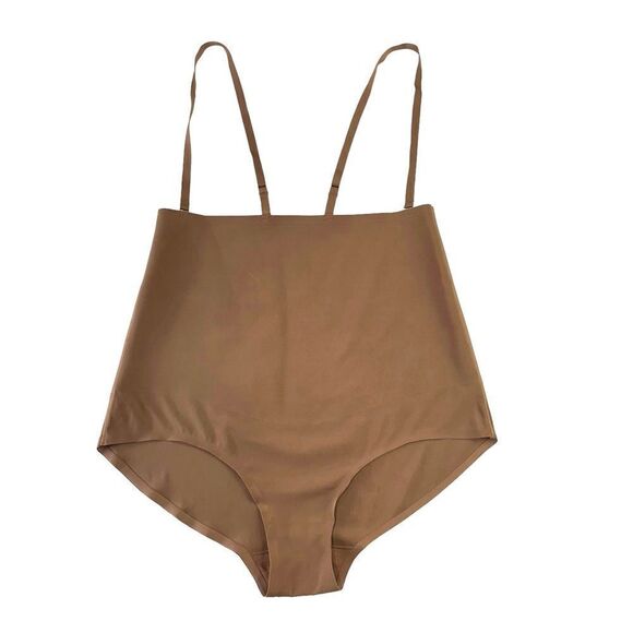 Heist The High Waist Tan Adjustable Strap Sculpting Shapewear Briefs, Medium - Picture 2 of 6